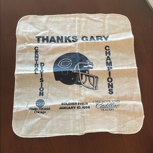 Vintage Football Memorabilia Cloth